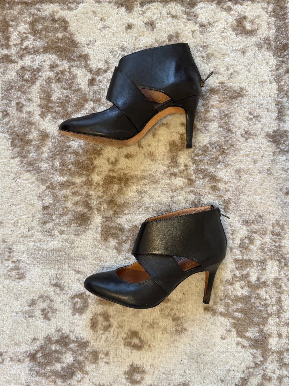 Corso Como Black Criss Cross Heels